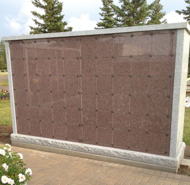 120-Niche Rectangle - Custom Columbaria available from Kootenay Monument Installations