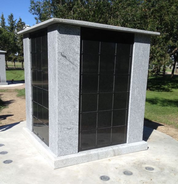 72-Niche Square - Custom Columbaria available from Kootenay Monument Installations