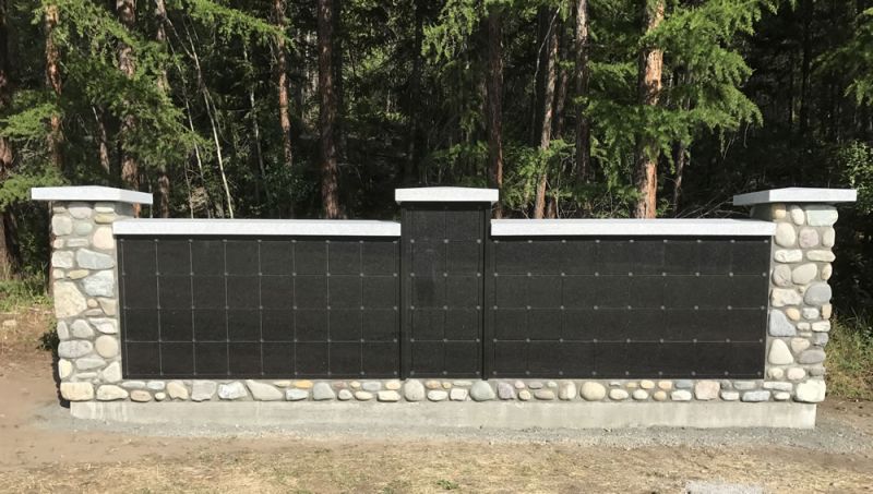 74-Niche Custom designed Columbaria available from Kootenay Monument Installations