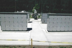 Two KMI R 48 Custom Columbaria installed by Kootenay Monument Installations as additions to an existing cemetery garden