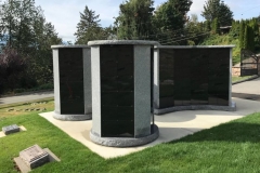 Custom Columbaria Gardens installed by Kootenay Monument Installations