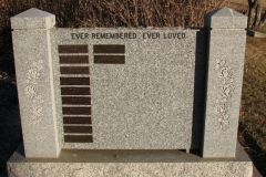 Kootenay Monument Installations offers many different options for Memorial Walls.