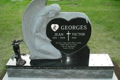 Upright Monument available from Kootenay Monument Installations